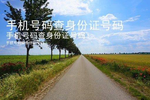 手机号码查身份证号码