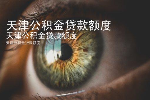 天津公积金贷款额度