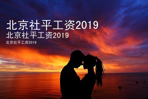 北京社平工资2019